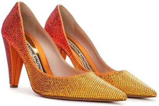 Alexandre Vauthier Luxe Bicolor Strass Pumps Multicolor Dames