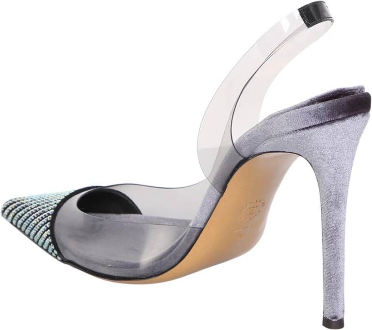 Alexandre Vauthier Zwarte hoge hakken met strass pompen
