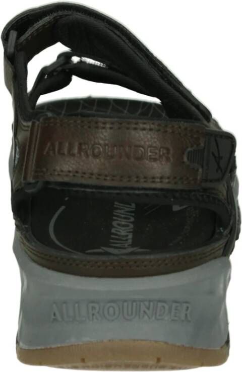 Allrounder Bruine leren sandalen