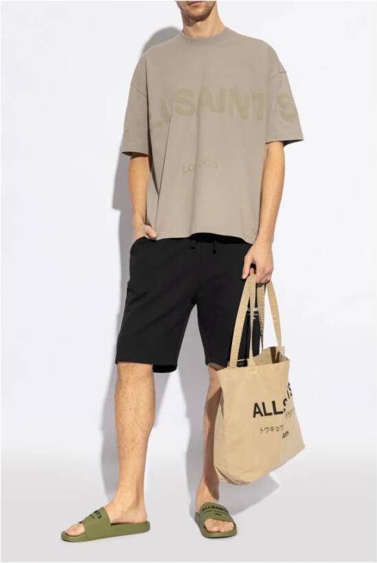 AllSaints Rubber slides Underground Green Heren