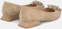Alma en Pena Ballerina met puntige neus en strass Beige Dames - Thumbnail 4