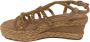 Alma en Pena Beige Casual Dames Sandalen Hennepzool Beige Dames - Thumbnail 3