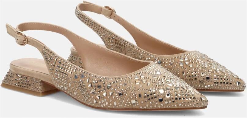 Alma en Pena Beige Hak Ballet Flat Beige Dames