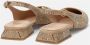 Alma en Pena Glitter Platte Schoen Beige Dames - Thumbnail 7