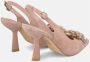Alma en Pena Bloem Hak Schoen Pink Dames - Thumbnail 3