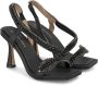 Alma en Pena Cirkelvormige slangenhak sandaal Black Dames - Thumbnail 3