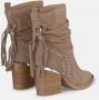 Alma EN Pena Enkellaars met kwastjes en studs - Thumbnail 2