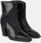 Alma en Pena Enkellaarsjes met hoge hakken en studs Black Dames - Thumbnail 2