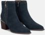 Alma en Pena Enkellaarsjes met ritssluiting aan de hiel Blue Dames - Thumbnail 2