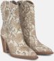 Alma en Pena Enkellaarsjes met studs en hak Multicolor Dames - Thumbnail 2