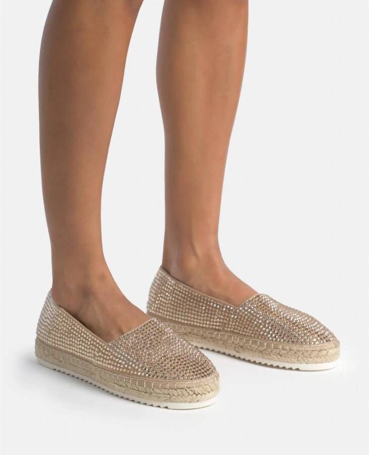 Alma EN Pena Espadrille bedekt met strass
