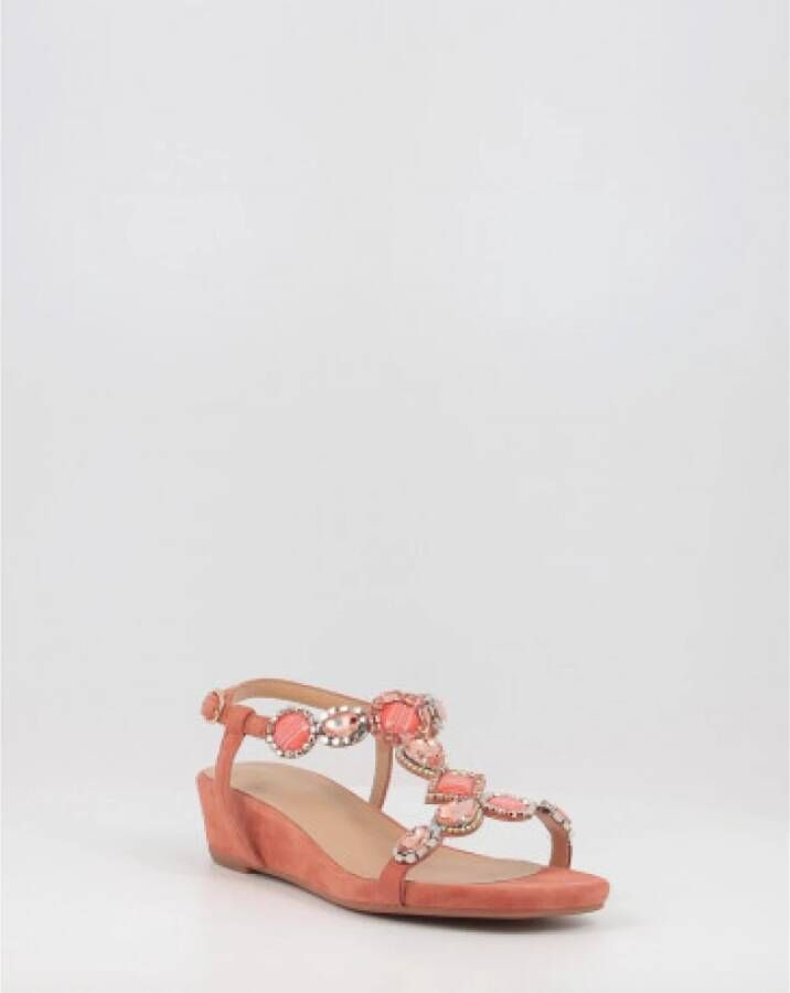 Alma en Pena Flat Sandals Oranje Dames