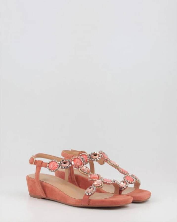 Alma en Pena Flat Sandals Oranje Dames