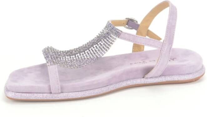 Alma en Pena Flat Sandals Paars Dames