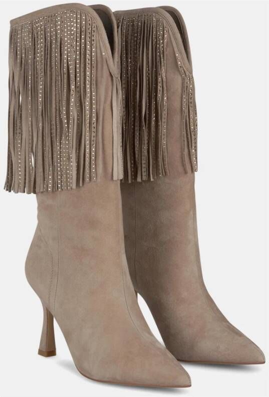 Alma en Pena Fringe haklaars Beige Dames