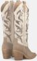 Alma en Pena Geborduurde hoge hak cowboylaars White Dames - Thumbnail 3
