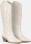 Alma en Pena Geborduurde platte laars White Dames - Thumbnail 2