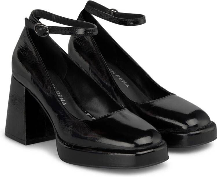 Alma en Pena Hakken Enkelbandje Hak Black Dames