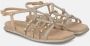 Alma en Pena Beige Sandalen Elegant Comfortabel Zachte Zool Beige Dames - Thumbnail 2