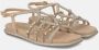 Alma en Pena Beige Sandalen Elegant Comfortabel Zachte Zool Beige Dames - Thumbnail 7