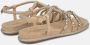 Alma en Pena Beige Sandalen Elegant Comfortabel Zachte Zool Beige Dames - Thumbnail 3