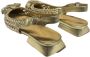 Alma en Pena Gevlochten leren ballerina met 3cm hak Yellow Dames - Thumbnail 3