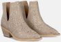 Alma en Pena Glitter Bootie met puntige neus Brown Dames - Thumbnail 2