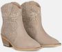 Alma en Pena Glitter Enkellaarsjes Brown Dames - Thumbnail 2
