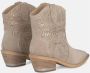 Alma en Pena Glitter Enkellaarsjes Brown Dames - Thumbnail 3