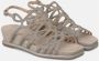 Alma en Pena Glitter Platform Sandal Gray Dames - Thumbnail 3