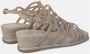 Alma en Pena Glitter Platform Sandal Gray Dames - Thumbnail 4