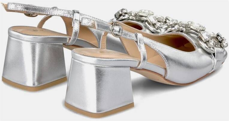 Alma en Pena Hakken met strass detail Gray Dames