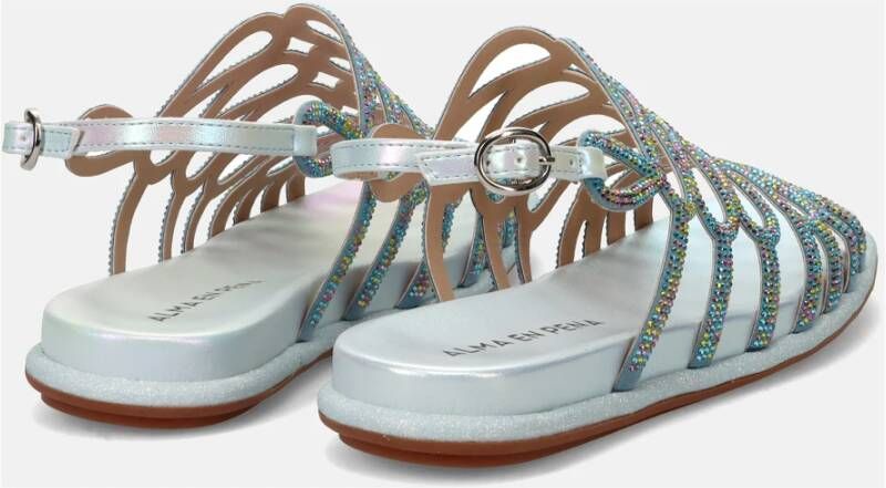 Alma en Pena Heldere Blauwe Sandalen Elegant Comfortabel Multicolor Dames