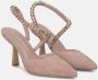 Alma en Pena Hoge hakken met enkelband van leer Pink Dames - Thumbnail 2