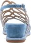 Alma en Pena Heldere Blauwe Sandalen Elegant Comfortabel Multicolor Dames - Thumbnail 5