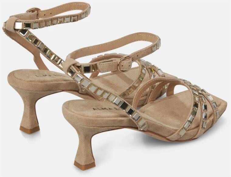 Alma EN Pena Kitten rhinestone sandal