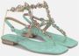 Alma en Pena Kristal enkelband sandaal Green Dames - Thumbnail 3