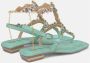 Alma en Pena Kristal enkelband sandaal Green Dames - Thumbnail 4