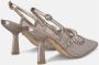 Alma en Pena Kristal Mesh Hak Schoen Yellow Dames - Thumbnail 3