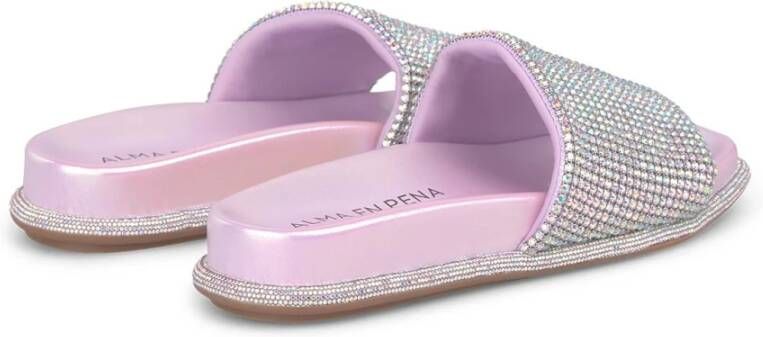 Alma en Pena Kristalband Sandaal Purple Dames