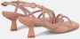 Alma en Pena Kristalband Hak Sandaal Orange Dames - Thumbnail 2