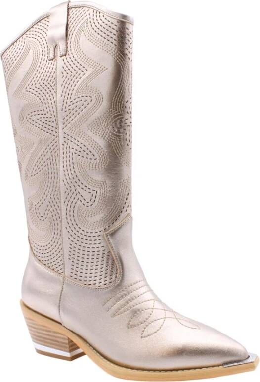 Alma en Pena Western Cowboy Laarzen Yellow Dames