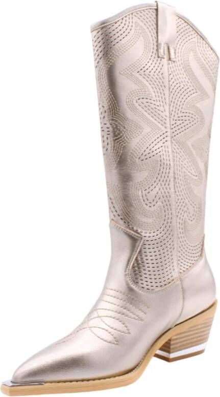 Alma en Pena Western Cowboy Laarzen Yellow Dames