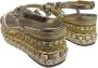 Alma en Pena Leren Hoge Hak Sandalen Rubberen Zool Brown Dames - Thumbnail 4