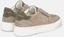 Alma en Pena Leren Sneakers met Glanzende Details Multicolor Dames - Thumbnail 4