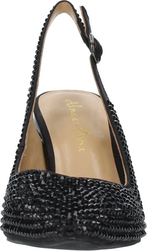 Alma en Pena Met Hak Zwart Black Dames