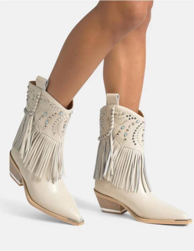 Alma EN Pena Platte laarsjes met studs