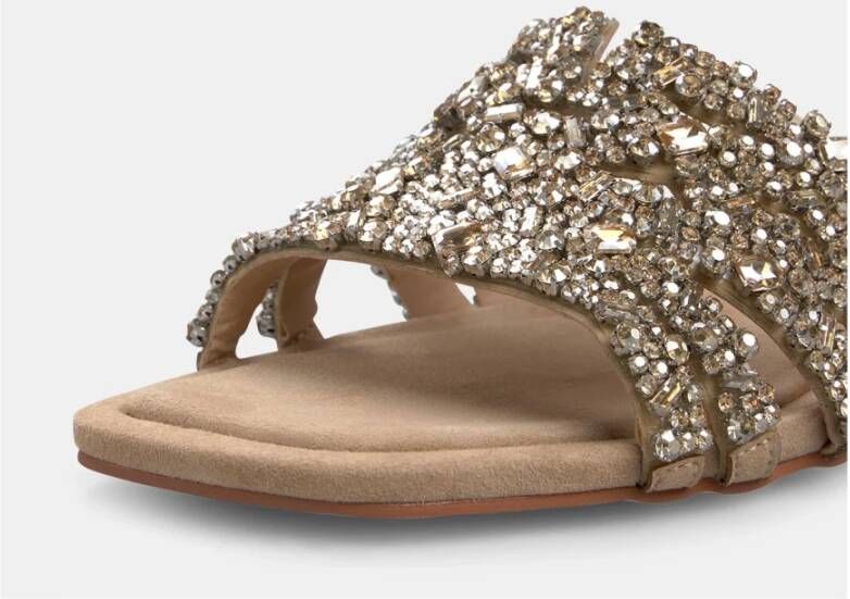 Alma EN Pena Platte sandalen met strass