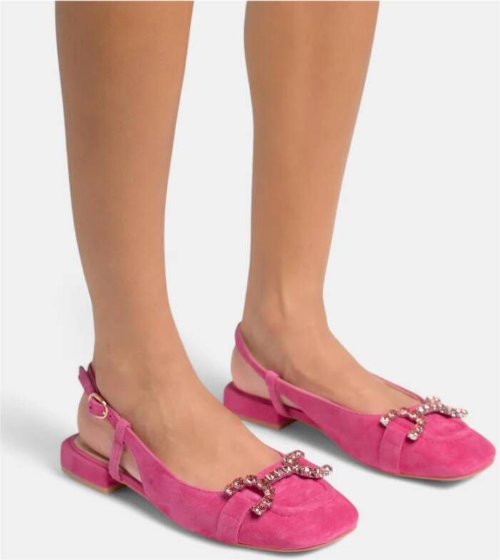 Alma EN Pena Platte schoen met strass