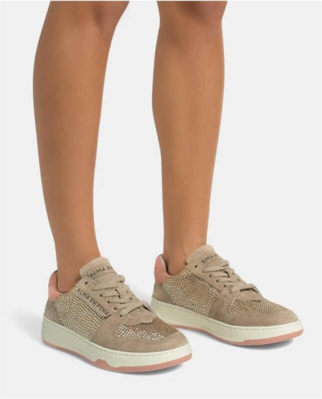 Alma EN Pena Platte sneaker met glitter